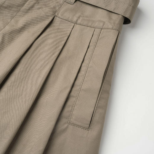 ROMI STUDIO“法式优雅”100%棉腰带肤感透气A字半裙 24SSQ677 商品图2