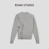 ROMI STUDIO“格雷高知”18针棉麻混纺弹力轻薄针织开衫24SSM434 商品缩略图1