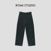 ROMI STUDIO“工装美学”100%棉高腰直筒宽松腰带休闲长裤 24SSK017 商品缩略图4