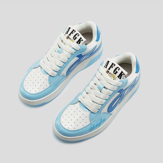 GOODBAI x AFGK Groove复古撞色漆皮联名限定休闲鞋 商品图4