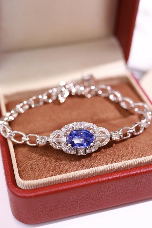 1.88ct 蓝宝石手链 商品图7
