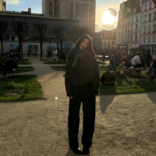 ROMI STUDIO“法式优雅”30羊毛混纺直筒束腰夹克外套23AWW1189 商品图4