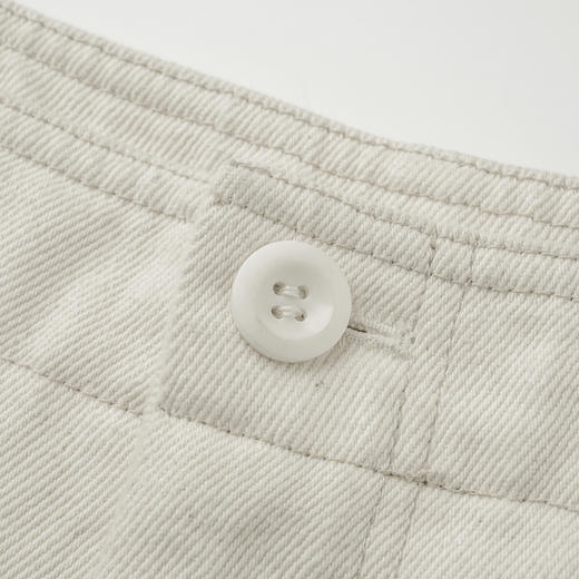 ROMI STUDIO“Chillaxed”100%棉原胚颗粒感洗水九分休闲裤24SSK299 商品图2