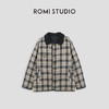 ROMI STUDIO“两面穿”90白鹅绒腔调穿搭拼反绒皮羽绒外套23AWW1047 商品缩略图1