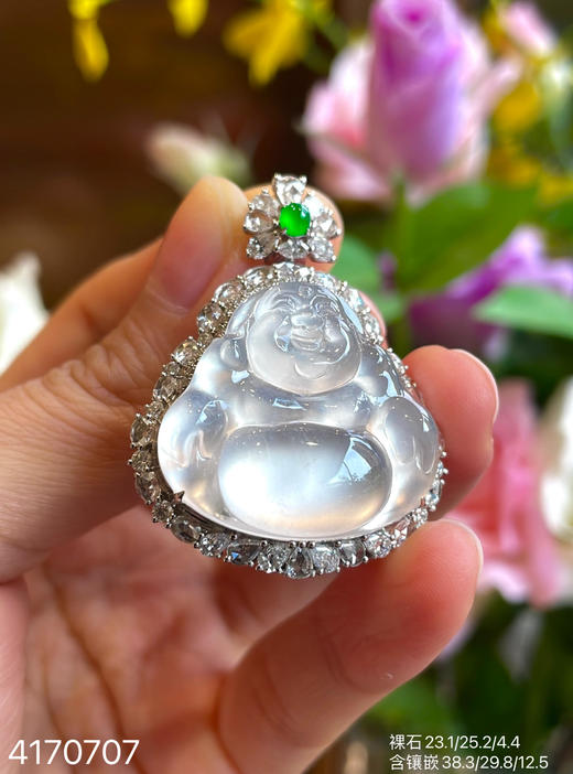 玻璃种佛公吊坠    99999【4170707】 商品图1