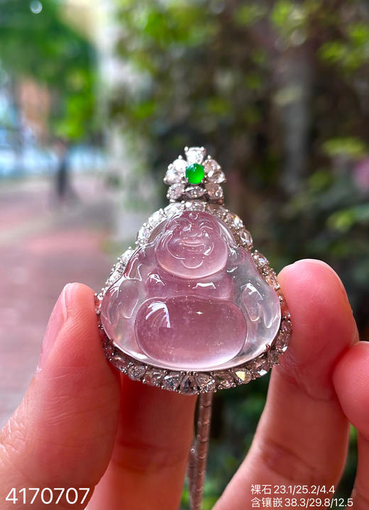 玻璃种佛公吊坠    99999【4170707】 商品图3