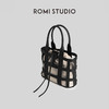 ROMI STUDIO“法式复古”镂空编织百搭单肩手提包含抽绳收纳袋B3648 商品缩略图1