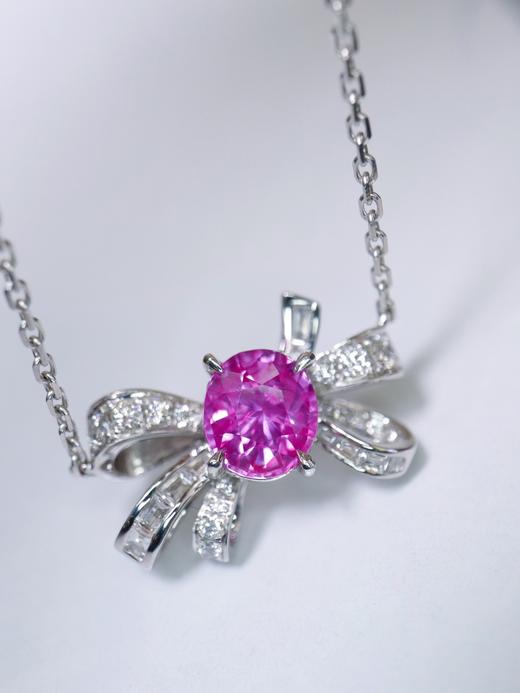 1.12ct 4.15g 蓝宝石项链 商品图1