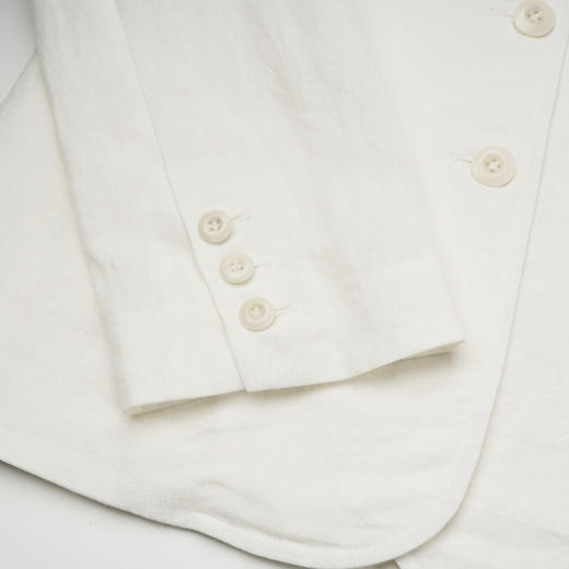 ROMI STUDIO “法式优雅” 衣橱经典亚麻棉半麻衬西装外套24SSW599 商品图4