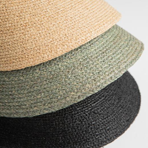 ROMI STUDIO【高品质】纯色百搭户外遮脸休闲编织遮阳帽 S3419 商品图3