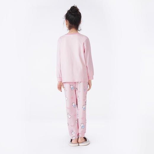 都市丽人眯雅佳睡衣超值精选长袖26支纯棉单面薄童装棉质长袖套装JHT2C8 商品图6