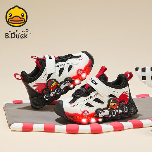 B.Duck小黄鸭童鞋春秋运动鞋22-30 B3583949 商品图2