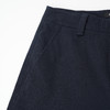 ROMI STUDIO“复古松弛”双面菱纹磨毛棉高腰直筒深蓝长裤 23AWK204 商品缩略图2