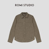 ROMI STUDIO“秋冬美拉德”90%澳洲美丽奴羊毛 燕麦咖衬衣23AWT357 商品缩略图0