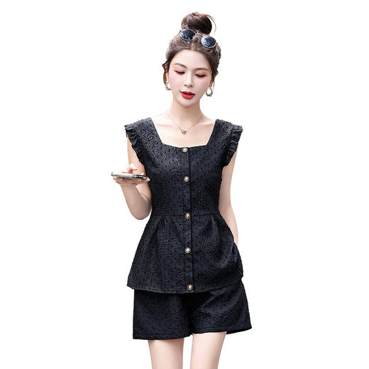 夏季上新时尚小个子舒适透气清凉两件套HR-ZYF8969 商品图4