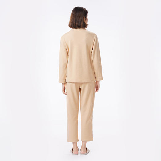 都市丽人睡衣亲情蜜语长袖家居服马丁绵薄女士套装LHT0C5 商品图3