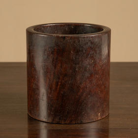 清 黄花梨大笔筒