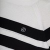 ROMI STUDIO【高品质】简约百搭 条纹镂空拼色针织短袖 M3466 商品缩略图3