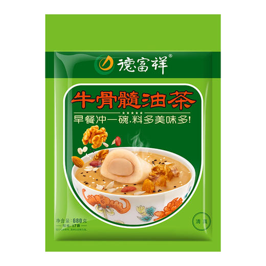 德富祥陕西特产清真美食油茶680g牛骨髓（咸味）*1袋 商品图2