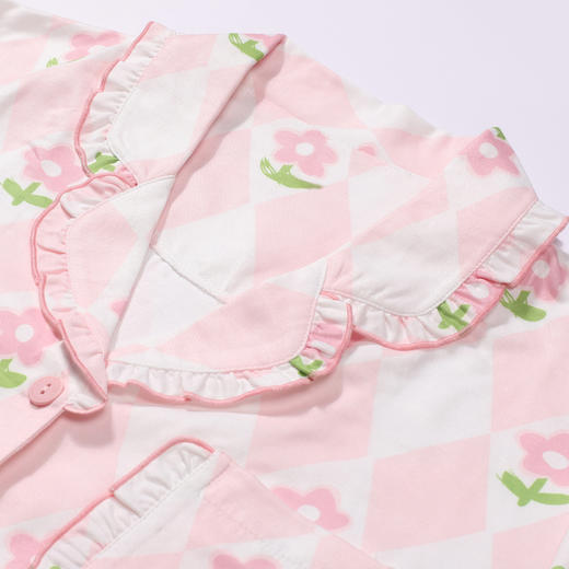 都市丽人睡衣好睡好眠长袖家居服软绵绵2.0薄女士软绵绵长袖长裤LHT1S3 商品图4