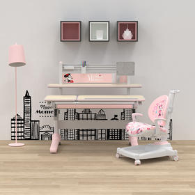 迪士尼儿童学习桌椅HX1006N1（120*70CM） 桌子+椅子 一套 样品处理