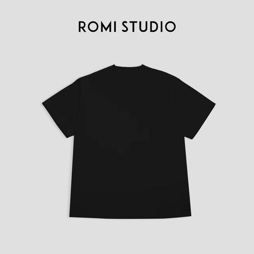 ROMI STUDIO【夏日B备】百搭纯色简约透气圆领休闲短袖t恤 T3439 商品图5