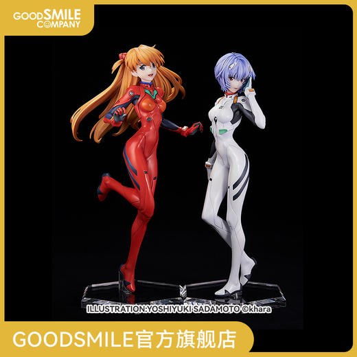 【GSC现货】1/7「【爱藏版】新世纪福音战士」 绫波零/明日香 商品图0