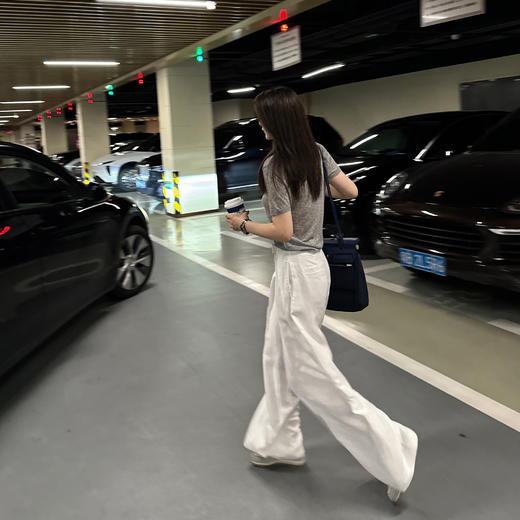 ROMI STUDIO“格雷高知”100%超细支水溶羊毛软糯Polo领T恤421T6102 商品图2