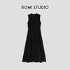 ROMI STUDIO“轻礼服” 法式复古气质收腰显瘦无袖圆领连衣裙D3416 商品缩略图4