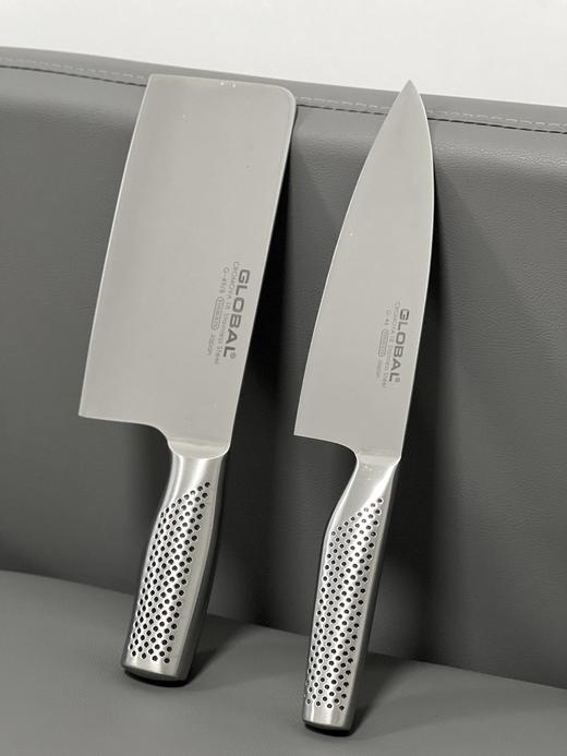 33957-BD7041 日本原装进口GLOBAL具良治中式不锈钢菜刀两件套 商品图1