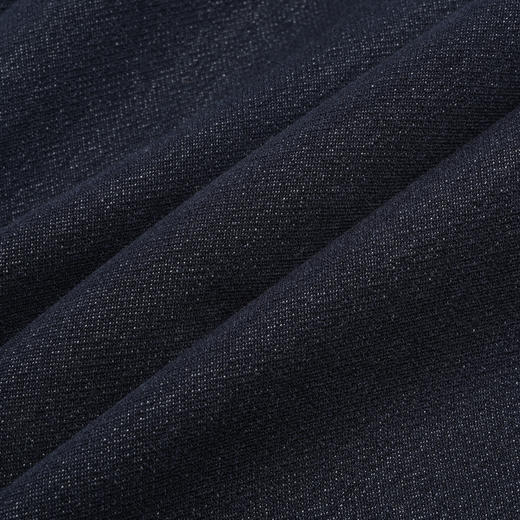 ROMI STUDIO“棕标系列”复古撞色高腰直筒牛仔藏蓝色西裤23AWK561 商品图3