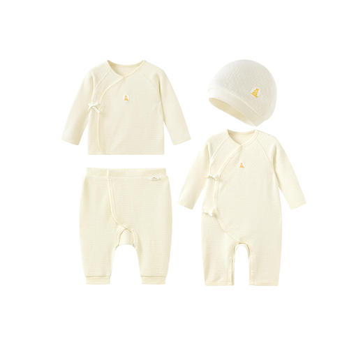 【商场同款】英氏婴儿礼盒莫代尔宝宝衣服四件套新款送礼礼盒 商品图4