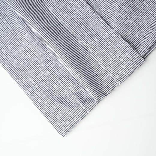 ROMI STUDIO “中式美学” 100%棉暗花条纹宽松直筒休闲裤24SSK720 商品图4