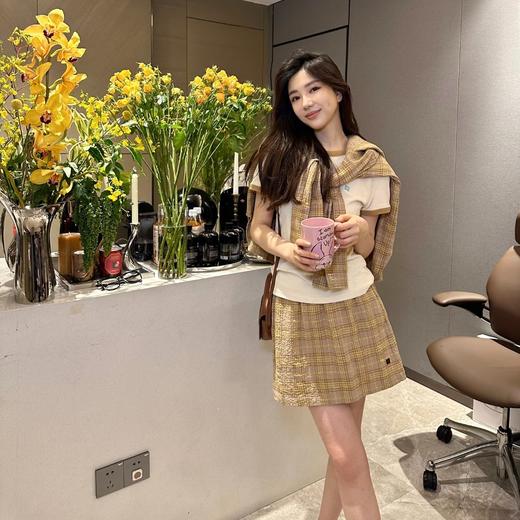 ROMI STUDIO【luxy系列】春夏简约拼色修身毛巾料短袖t恤 T3084 商品图3