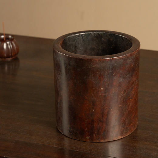 清 黄花梨大笔筒 商品图4