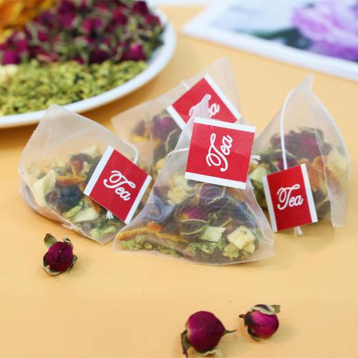 【苹果玫瑰荷叶茶】水果茶养生茶玫瑰花茶组合桑葚荷叶玫瑰茶，独立包装 携带方便。ry 商品图3
