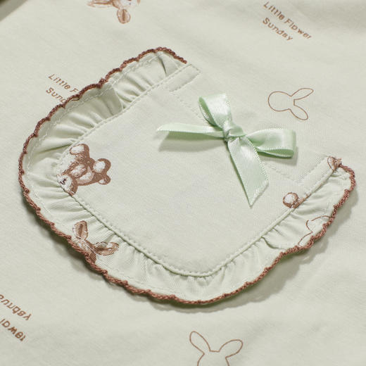 都市丽人睡衣生活家居长袖家居服26支CVC单面薄女士棉质套装LHT1L8 商品图9