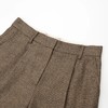 ROMI STUDIO “quiet luxury” 羊毛粗纺高腰直筒格纹西裤 23AWK269 商品缩略图1