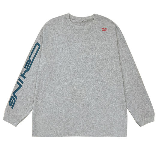 CryingCenter 袖上印花双色运动长tee 情侣宽松休闲 哭喊中心 商品图3