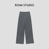 ROMI STUDIO“quiet luxury”80S美利奴绵羊毛软糯毛呢裤23AWK1185 商品缩略图0