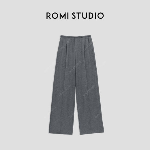 ROMI STUDIO“quiet luxury”80S美利奴绵羊毛软糯毛呢裤23AWK1185 商品图0