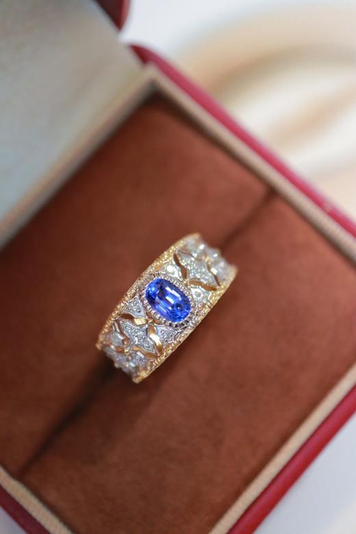 0.72ct 蓝宝石戒指 商品图0