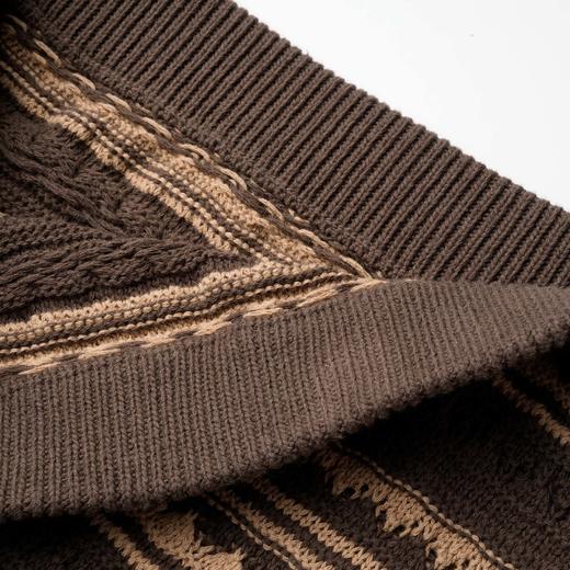 ROMI STUDIO“复古美学”5s100%棉带子纱令士拨花针织半裙 24SSM973 商品图1