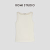 ROMI STUDIO【高品质】简约百搭纯色修身无袖一字领吊带背心T3187 商品缩略图2
