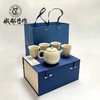 【彭州白瓷￭楞纹壶一壶四杯茶具】成都手作功夫茶具套装 高档轻奢送礼楞纹茶壶茶杯【四川非遗】【大师匠作】 商品缩略图10