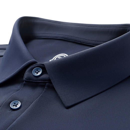 【无缝工艺】柒牌磨毛长袖polo衫男2024秋冬新款时尚休闲翻领T恤127T70640 商品图5