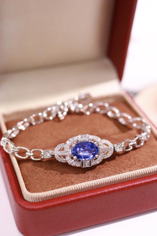 1.88ct 蓝宝石手链 商品图3