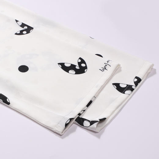 都市丽人睡衣好睡好眠长袖家居服色丁提花薄女士丝质套装LHT1R4 商品图7