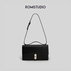 ROMI STUDIO“法式复古” 极简优雅通勤大容量牛皮单肩腋下包 B3548