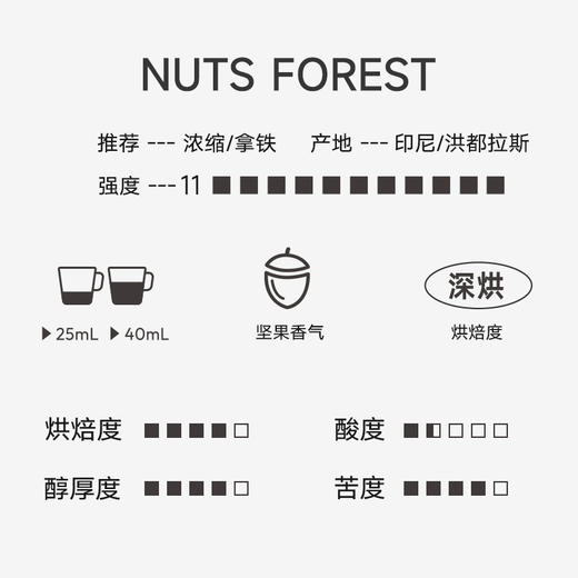心想胶囊咖啡 坚果森林 深烘 拿铁 瑞士进口 商品图1
